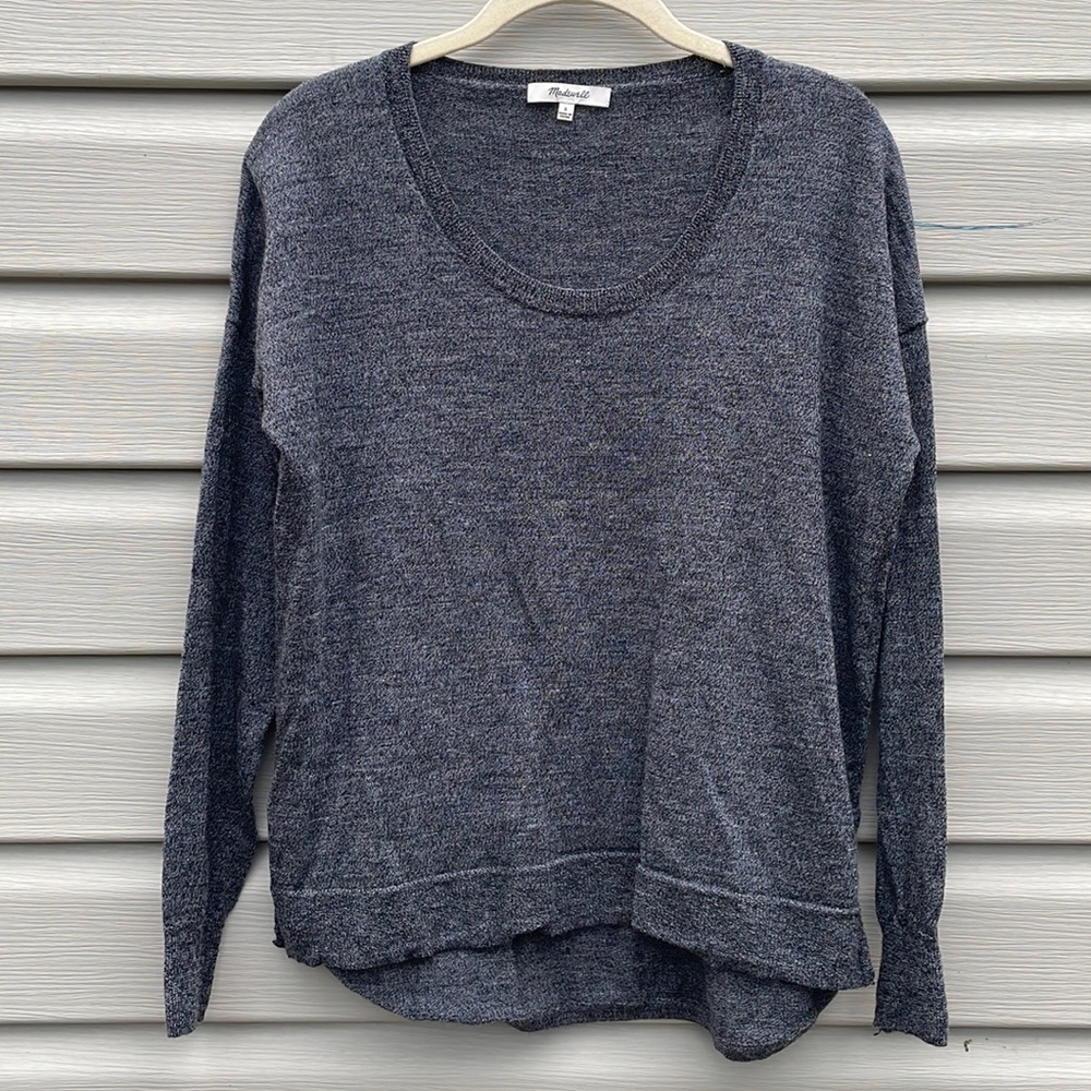 Madewell Charcoal Gray Merino Wool Sweater